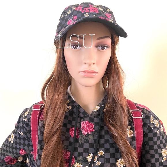 VANS Hats Womens Court Side Print Cap - Floral - Picture 8 of 8